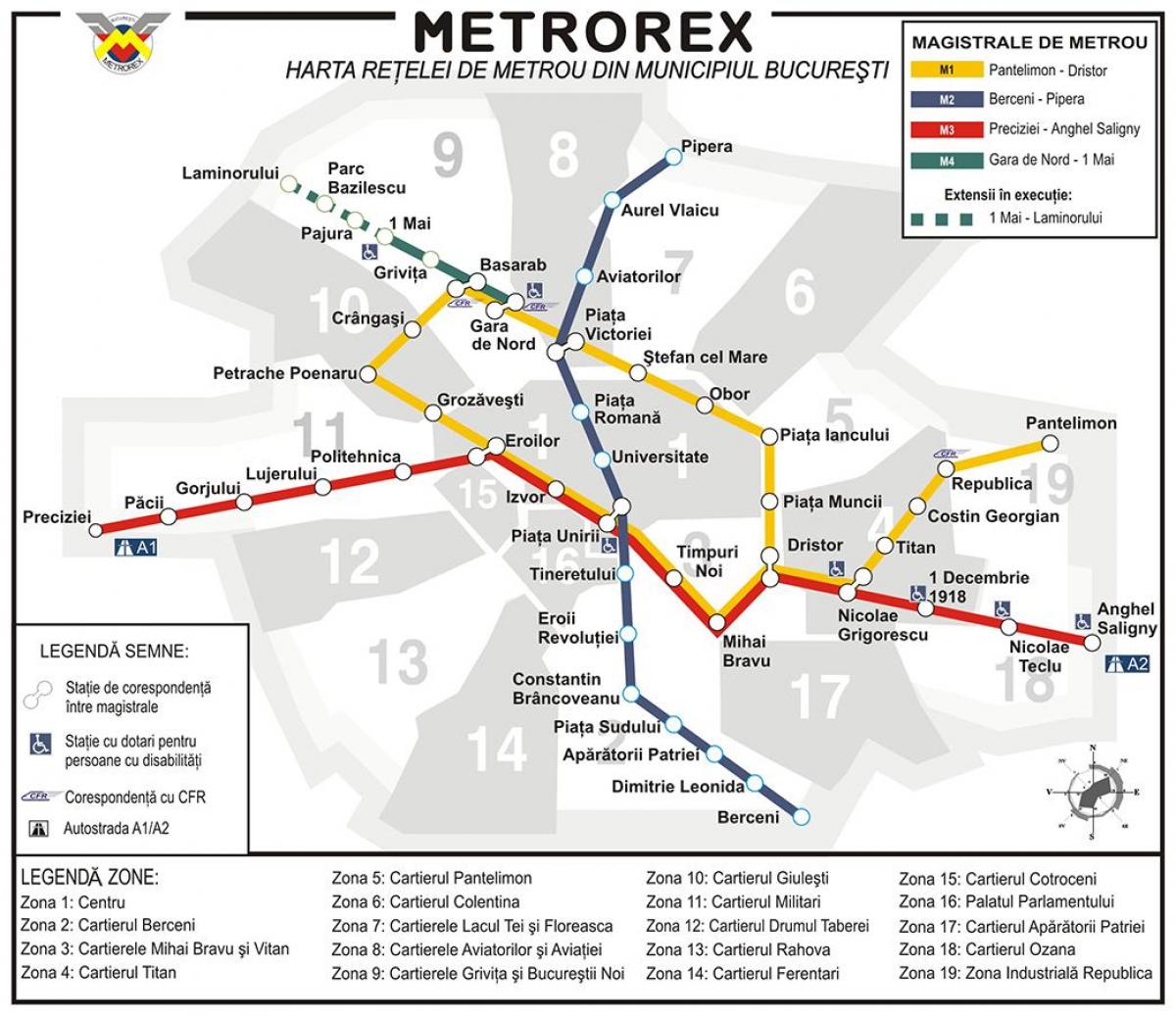 metro hartë bucuresti