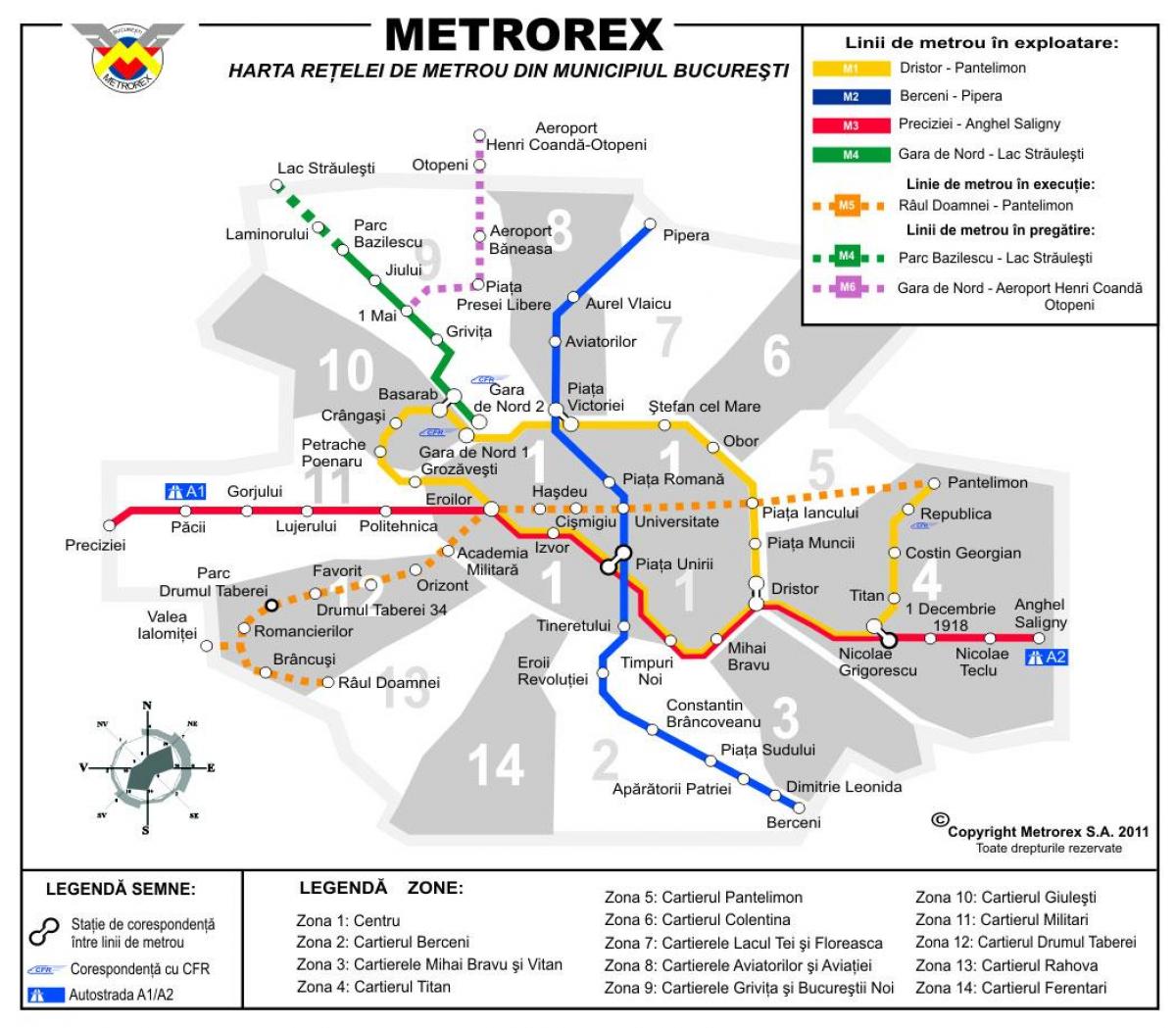 Harta e metrorex 