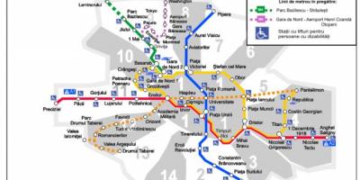 Bukuresht metro hartë