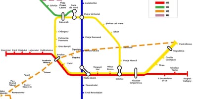 Metro hartë bukuresht rumani