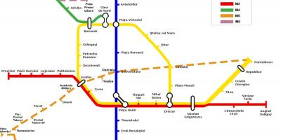 Metro hartë bukuresht rumani