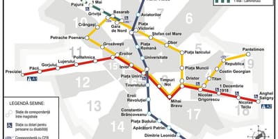 Metro hartë bucuresti