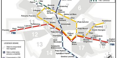 Metro hartë bucuresti