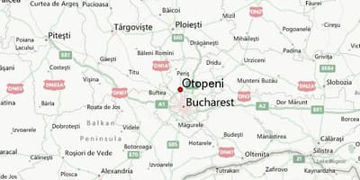 Otopeni aeroporti hartë