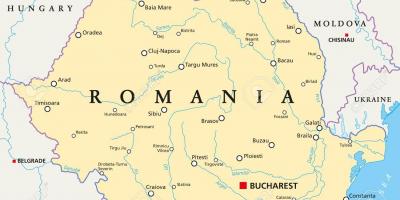 Kryeqyteti i rumanisë hartë